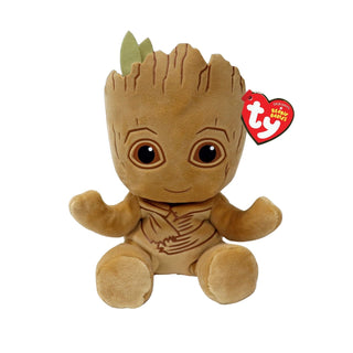 Ty x Marvel Groot Beanie Babies, Ty Inc, cf-type-stuffed-animal, cf-vendor-ty-inc, Groot, Groot from Marvel, Marvel, Marvel Comics, Plush Doll, Ty, Ty Stuffed Animal, Stuffed Animal - Basical