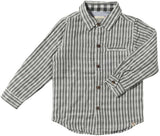 Me & Henry Atwood Woven Shirt - Cream / Black Stripe