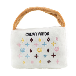 Haute Diggity Dog White Chewy Vuiton Handbag - Large