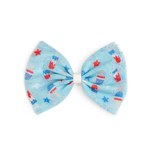 Sweet Wink Bomb Pop Tulle Bow Clip