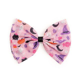 Sweet Wink Halloween Fun Tulle Bow Clip