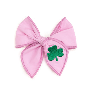 Sweet Wink Shamrock St. Patrick's Day Coquette Bow Clip