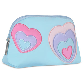 Iscream Happy Hearts Oval Cosmetic Bag, Iscream, cf-type-bag, cf-vendor-iscream, cosmetic bag, Gifts for Girls, Happy Hearts, Iscream, Iscream Bag, Iscream Cosmetic Bag, iscream-shop, Travel 