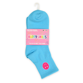 Iscream You Make Me Smile Socks, Iscream, cf-type-socks, cf-vendor-iscream, Gifts, Girls, Happy Feet, Iscream, iscream-shop, Smile, Smiley, Smiley Face, Socks, Stocking Stuffer, Stocking Stuf