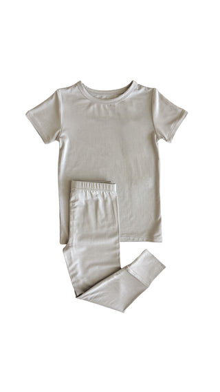 In My Jammers Solid High Rise Grey S/S 2pc PJ Set, In My Jammers, Bamboo, Bamboo Pajamas, cf-size-2t, cf-size-3t, cf-size-4t, cf-size-5t, cf-size-6t, cf-size-7-8, cf-type-pajamas, cf-vendor-i