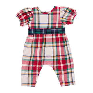 Pink Chicken Baby Girls Ruby Jumper - Holiday Tartan