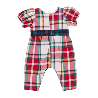 Pink Chicken Baby Girls Ruby Jumper - Holiday Tartan