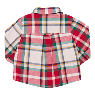 Blue Rooster Boys Jack Shirt - Holiday Tartan