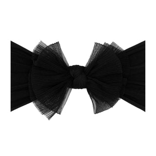 Baby Bling Tulle FAB Headband - Pleated Black