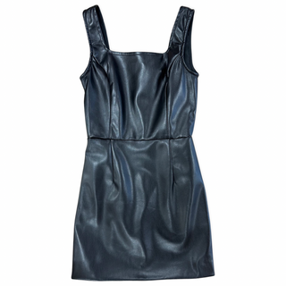 KatieJ NYC Tween Logan Vegan Leather Dress - Black, KatieJNYC, Black, cf-size-lg-12, cf-size-md-10, cf-size-xl-14, cf-type-dress, cf-vendor-katiejnyc, Dresses, Katie J, Katie J NYC, KatieJ NY