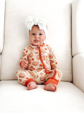 In My Jammers S'Mores Zipper Romper, In My Jammers, Bamboo, Bamboo Pajamas, cf-size-0-3-months, cf-size-12-18-months, cf-size-18-24-months, cf-size-2t, cf-size-3-6-months, cf-size-6-9-months,