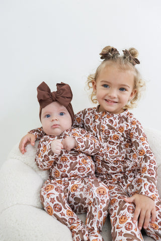 Dream Big Little Co, Dream Big Little Co Western Dreamzzz Dream Romper - Basically Bows & Bowties