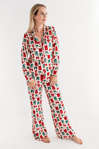 In My Jammers Christmas Bows Women’s L/S 2pc PJ Set