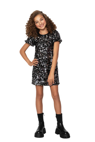 MIA New York Black Sequin Dress, MIA New York, cf-size-4, cf-size-5, cf-size-6, cf-size-6x, cf-size-large-12, cf-size-medium-10, cf-size-small-7-8, cf-type-dress, cf-vendor-mia-new-york, Dres