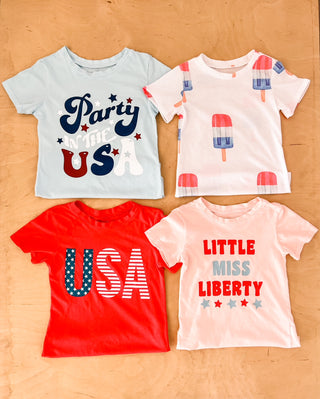 Brokedown Clothing Kid's USA Tee, Brokedown Clothing, 4th of July, 4th of July Shirt, Brokedown Clothing, cf-size-12-months, cf-size-18-months, cf-size-2t, cf-size-3t, cf-size-4t, cf-size-5, 