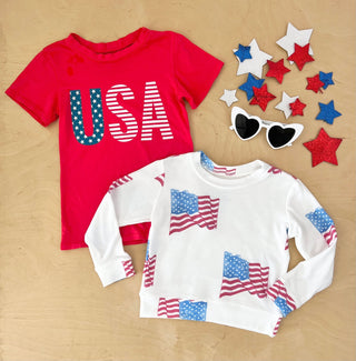 Brokedown Clothing Kid's USA Tee, Brokedown Clothing, 4th of July, 4th of July Shirt, Brokedown Clothing, cf-size-12-months, cf-size-18-months, cf-size-2t, cf-size-3t, cf-size-4t, cf-size-5, 