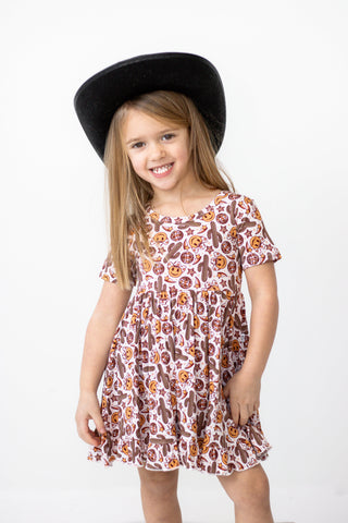 Dream Big Little Co, Dream Big Little Co Western Dreamzzz Dream Ruffle Dress - Basically Bows & Bowties