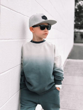 Little Bipsy Ombre Elevated Crewneck - Night Fall