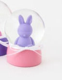 One Hundred 80 Degrees Bunny Waterglobe Lilac Bunny