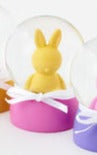 One Hundred 80 Degrees Bunny Waterglobe Yellow Bunny