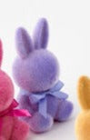 One Hundred 80 Degrees Flocked Sitting Bunny - Medium LAvender