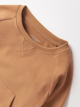 Little Bipsy Pocket Pullover - Carmel