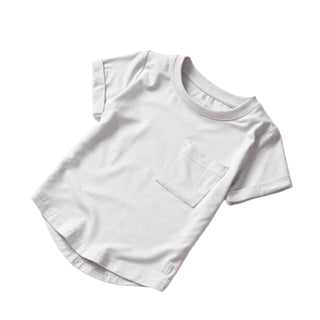 Little Bipsy Bamboo Pocket Tee - Frost