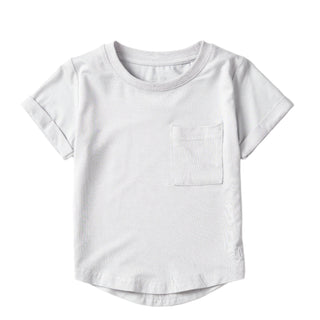 Little Bipsy Bamboo Pocket Tee - Frost