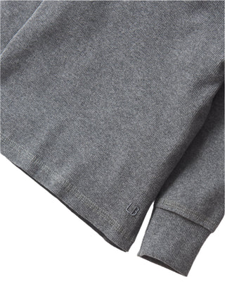 Little Bipsy Long Sleeve Ribbed Tee - Heathered Charcoal