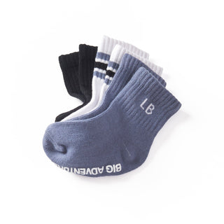 Little Bipsy Sock 3 Pack - Blue