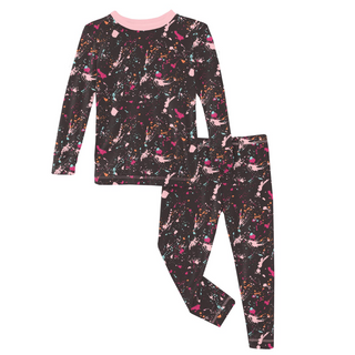 KicKee Pants Calypso Splatter Paint Print L/S Pajama Set, KicKee Pants, cf-size-5-years, cf-size-6-years, cf-size-8-years, cf-type-pajama-set, cf-vendor-kickee-pants, KicKee, kickee Pajama Se