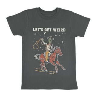 Tiny Whales Let's Get Weird Short Sleeve Tee - Faded Black