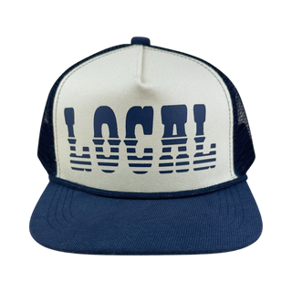 Tiny Whales Local Trucker Hat - Natural / Navy