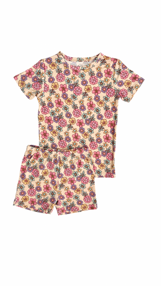 In My Jammers London Floral S/S 2pc PJ Set