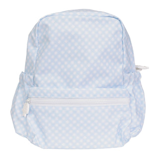 Small Apple of My Isla Backpack - Blue Gingham