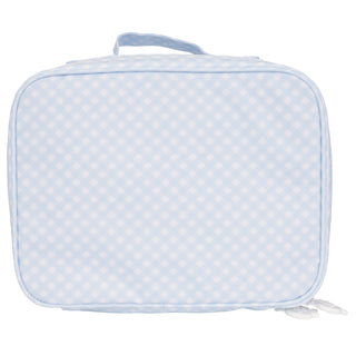 Apple of My Isla Lunchbox - Blue Gingham