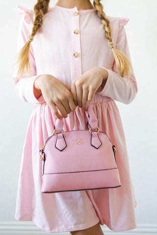 Mila & Rose Girl's Crossbody Purse - Bubblegum Pink