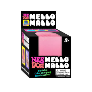 NeeDoh Mello Mallo Color Changing Marshmallow Pink