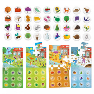 Headu 4 Seasons Lotto, Headu, Ages: 3-6, cf-type-games, cf-vendor-headu, EB Boy, EB Boys, EB Girls, Game, Headu, Montessori, Montessori Learning, Games - Basically Bows & Bowties