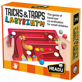 Headu Tricks & Traps Labyrinth, Headu, Ages: 3-6, EB Boy, EB Boys, EB Girls, Game, Headu, Montessori, Montessori Learning, Games - Basically Bows & Bowties