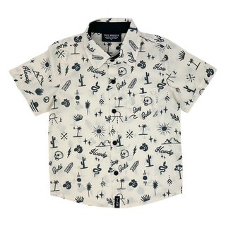 Tiny Whales Malone Button Up - Natural