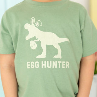 Sweet Wink Egg Hunter Easter Short Sleeve T-Shirt - Sage