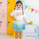 Sweet Wink First Grade Retro Short Sleeve Tee - White