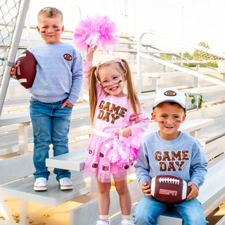 Sweet Wink Football Sequin Pink Tutu, Sweet Wink, cf-size-1-2y-med, cf-size-2-4y-large, cf-size-6-8y-xxl, cf-type-skirts, cf-vendor-sweet-wink, Football, Football Sequin Pink Tutu, Football T