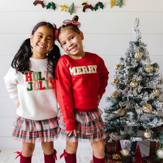 Sweet Wink Holly Jolly Patch Kids Sweatshirt, Sweet Wink, All Things Holiday, cf-size-2t, cf-size-3t, cf-size-4t, cf-type-sweatshirt, cf-vendor-sweet-wink, Christmas, Christmas Sweatshirt, Ho