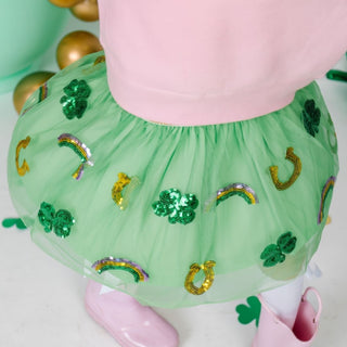 Sweet Wink Lucky Sequin St. Patrick's Day Tutu