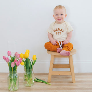 Sweet Wink Mama's Boy S/S Bodysuit - Natural