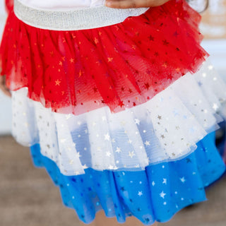 Sweet Wink Patriotic Tiered Tutu