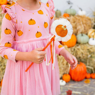 Sweet Wink Pumpkin Blush L/S Tutu Dress, Sweet Wink, Blush Pumpkin, cf-size-2t, cf-type-tee, cf-vendor-sweet-wink, Dress, Dress for Girls, Fall, Halloween, Little Girls Dress, Pumpkin Tutu Dr