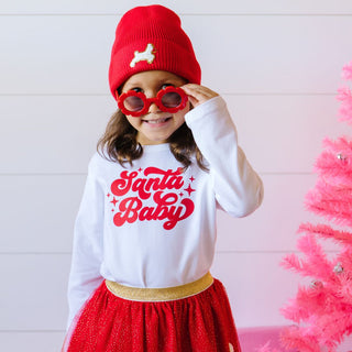 Sweet Wink Santa Baby L/S Tee, Sweet Wink, All Things Holiday, cf-size-12-18-months, cf-size-18-24-months, cf-size-2t, cf-size-3t, cf-size-4t, cf-size-9-10y, cf-type-sweatshirt, cf-vendor-swe